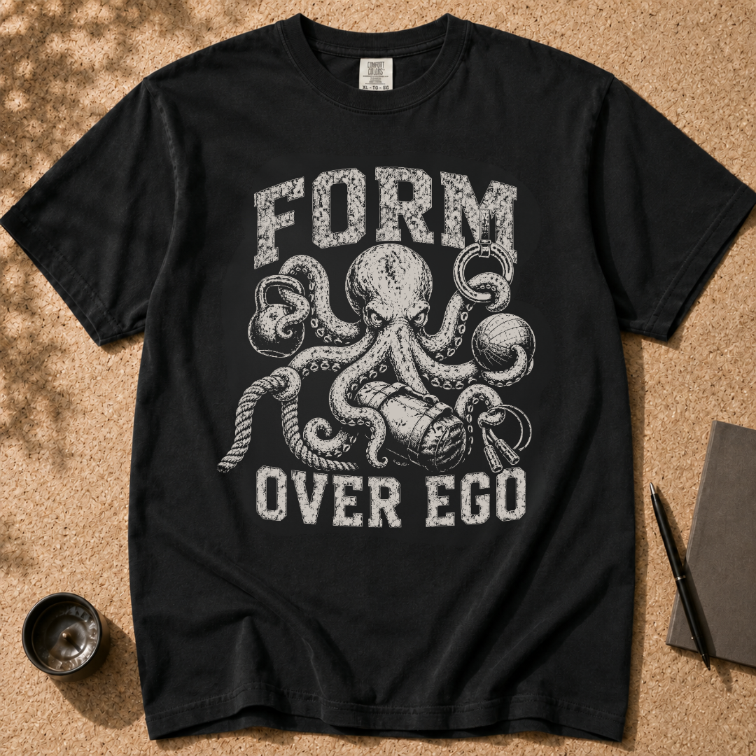 Form Over Ego Octopus T-Shirt - Radiant Art