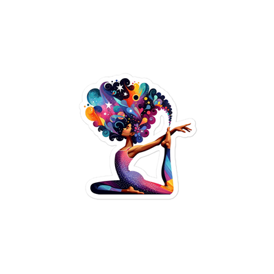 Bubble-free stickers Cosmic Yoga - Radiant Art of Radiant Group