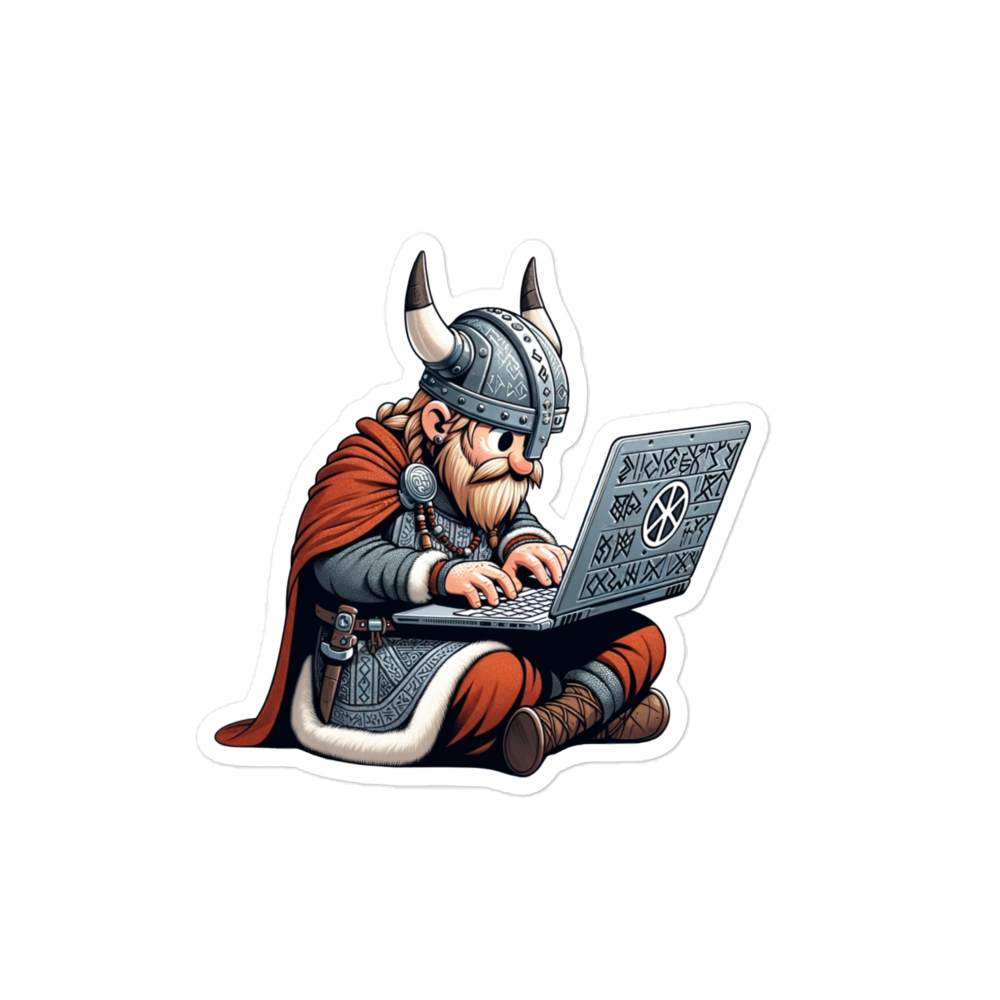 Bubble-free stickers Viking