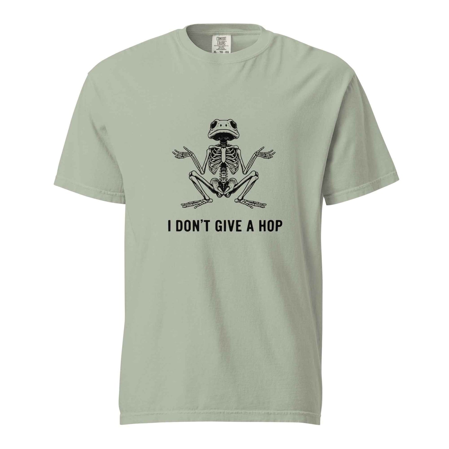 I Don’t Give a Hop Shirt, Funny Skeleton Frog Custom T Shirt
