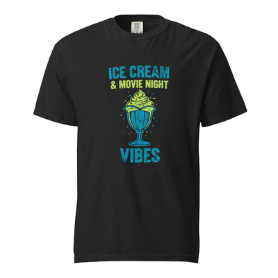 Ice Cream & Movie Night Vibes T-Shirt