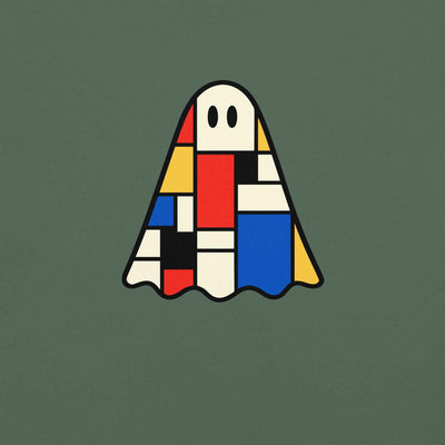 Mondrian-Inspired Ghost T-Shirt