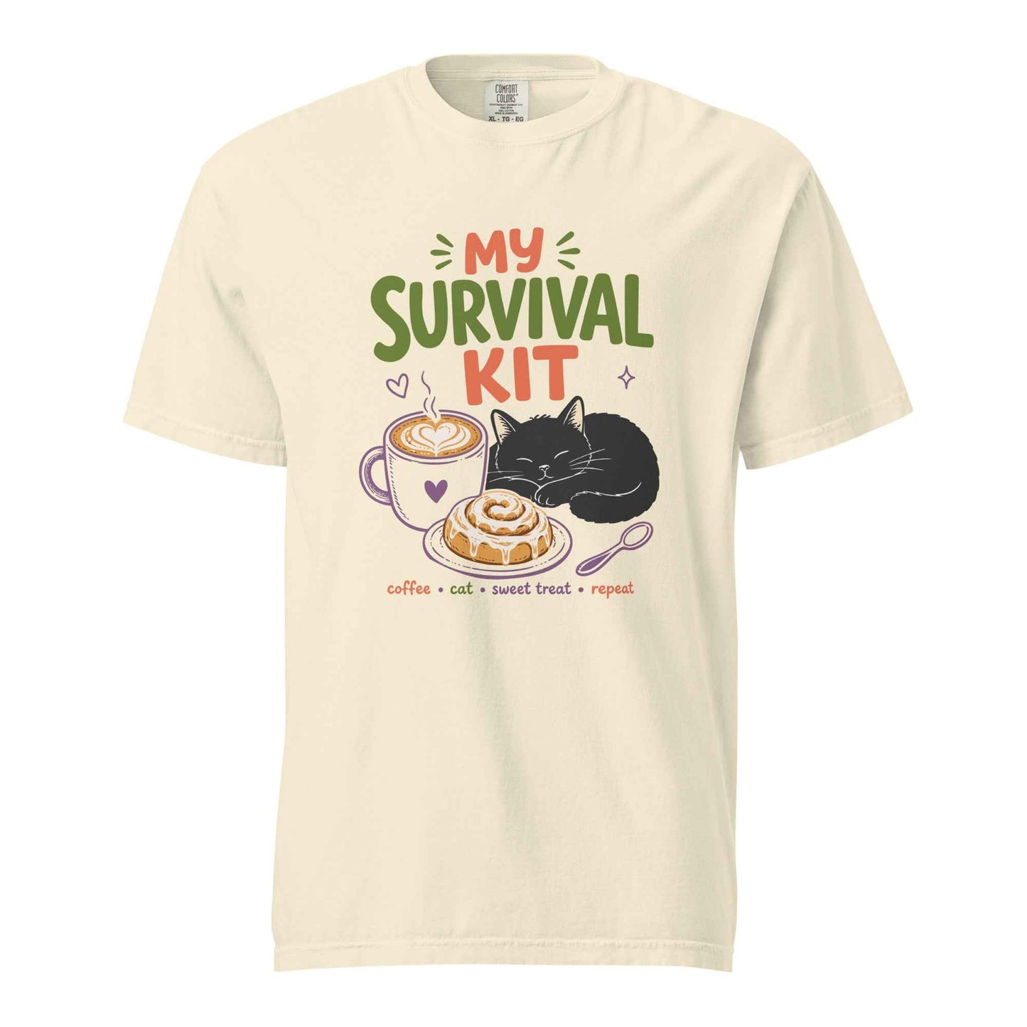 My Survival Kit Coffee Cat Sweet Treat T-Shirt