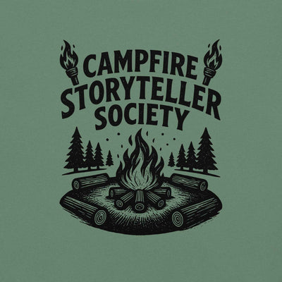 Campfire Storyteller Society T-Shirt, Camping Tee