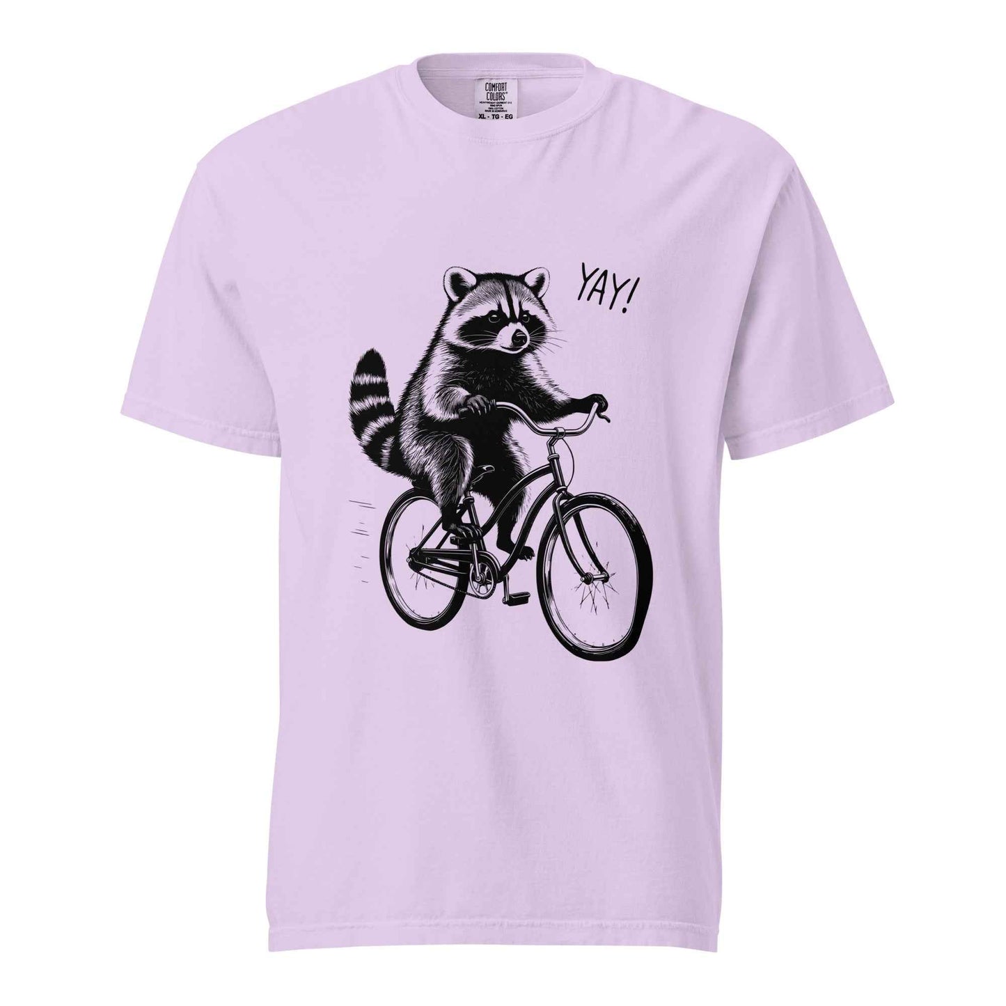 Funny Raccoon Bike Shirt, Cycling Raccoon Gift