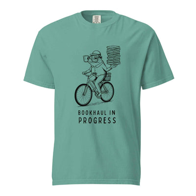 Bookhaul In Progress T-Shirt, Bookish Frog