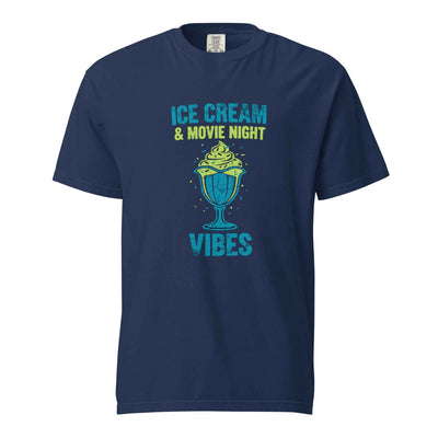 Ice Cream & Movie Night Vibes T-Shirt