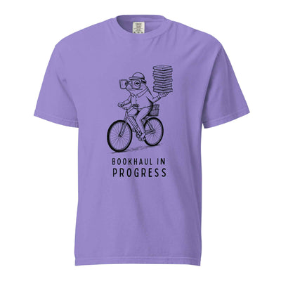 Bookhaul In Progress T-Shirt, Bookish Frog
