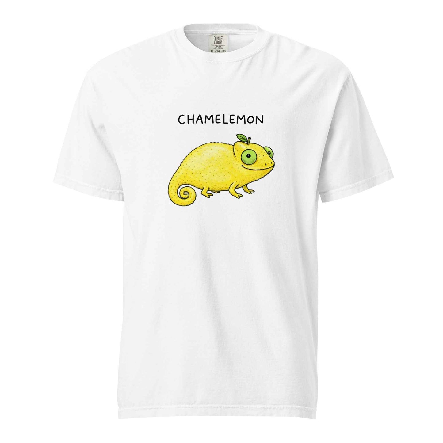 Chamelemon Fruit Pun Shirt, Funny Chameleon Lemon