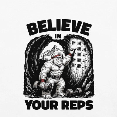 Believe In Your Reps Yeti Gym T-Shirt