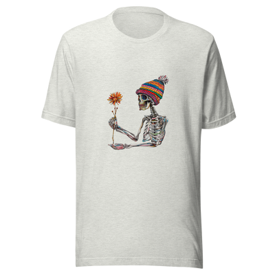 Unisex t-shirt "Skeleton Flower Power" - Radiant Art of Radiant Group