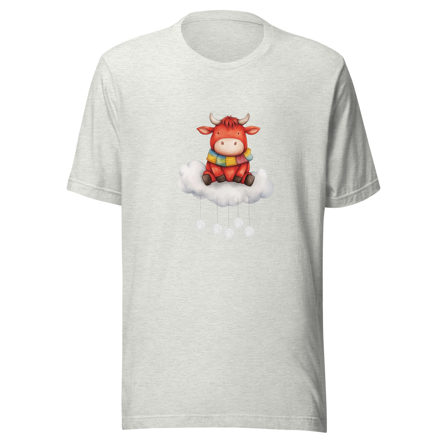 Unisex t-shirt "Cow in the Sky on the cloud"