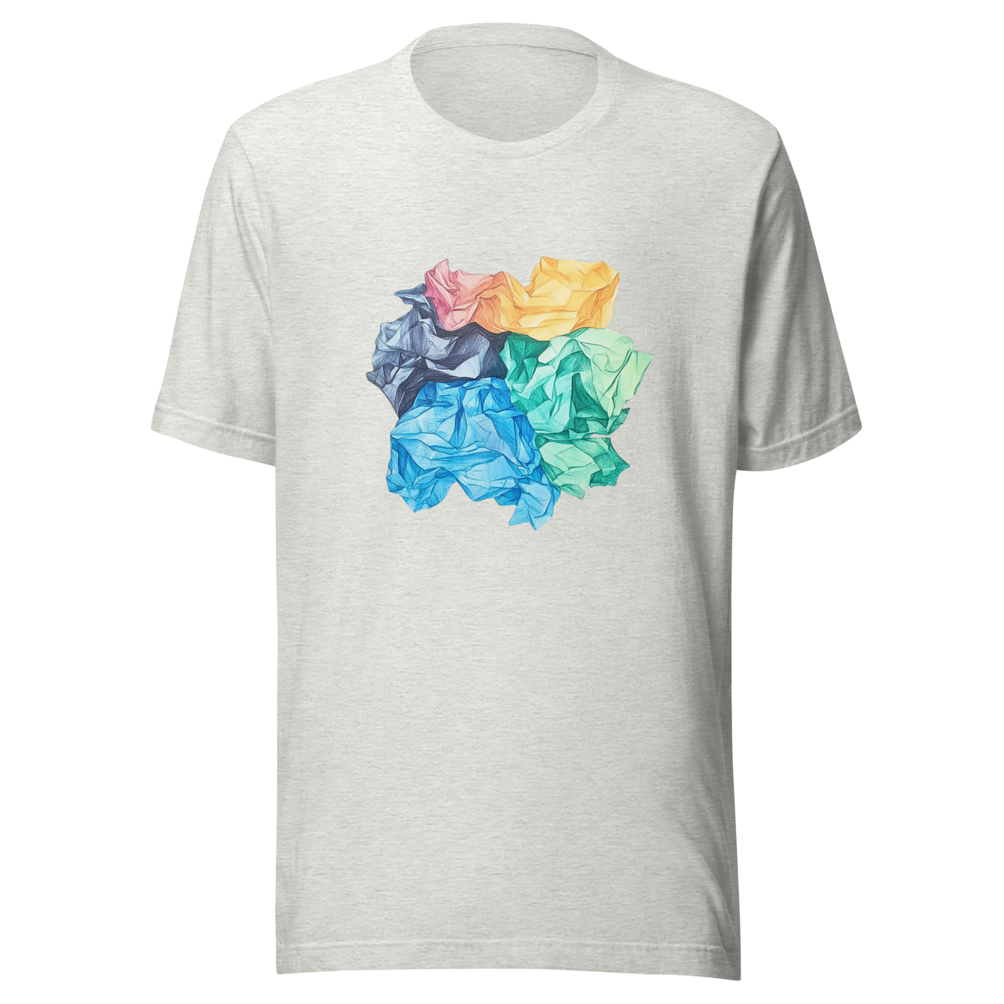 Unisex t-shirt "Crumpled Colors"