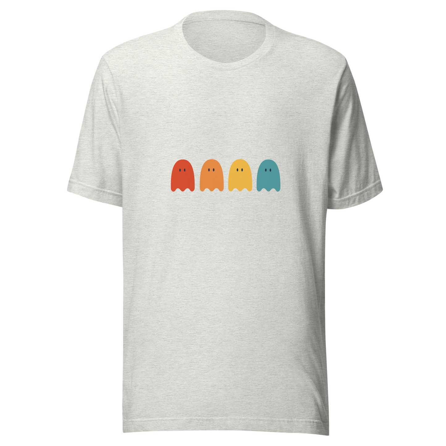 Unisex t-shirt "Ghostly Vibes: Minimalist Halloween Spirits" - Radiant Art of Radiant Group