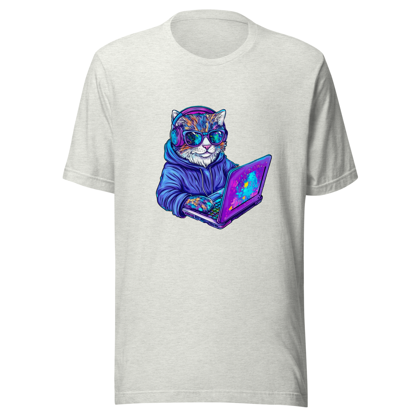 Unisex t-shirt "The Coder Cat"