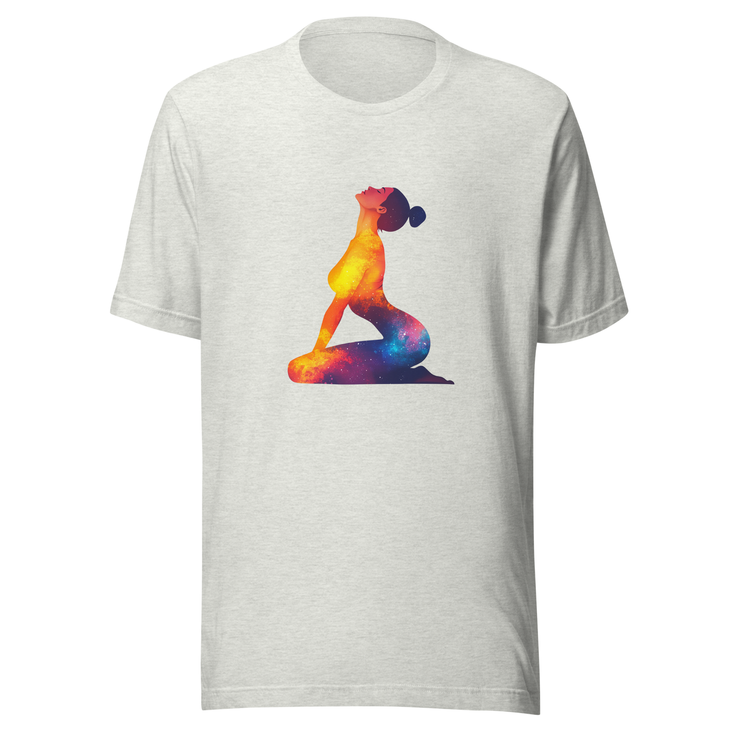 Unisex t-shirt "Yoga's Celestial Stretch"