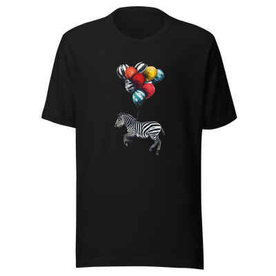 Unisex t-shirt High-Flying Zebra - Radiant Art of Radiant Group