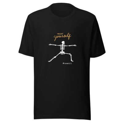 Unisex t-shirt "Skeletal Stretch" - Radiant Art of Radiant Group