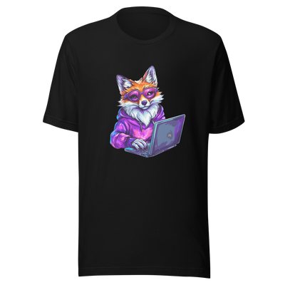 Unisex t-shirt "Fox Coder" - Radiant Art of Radiant Group