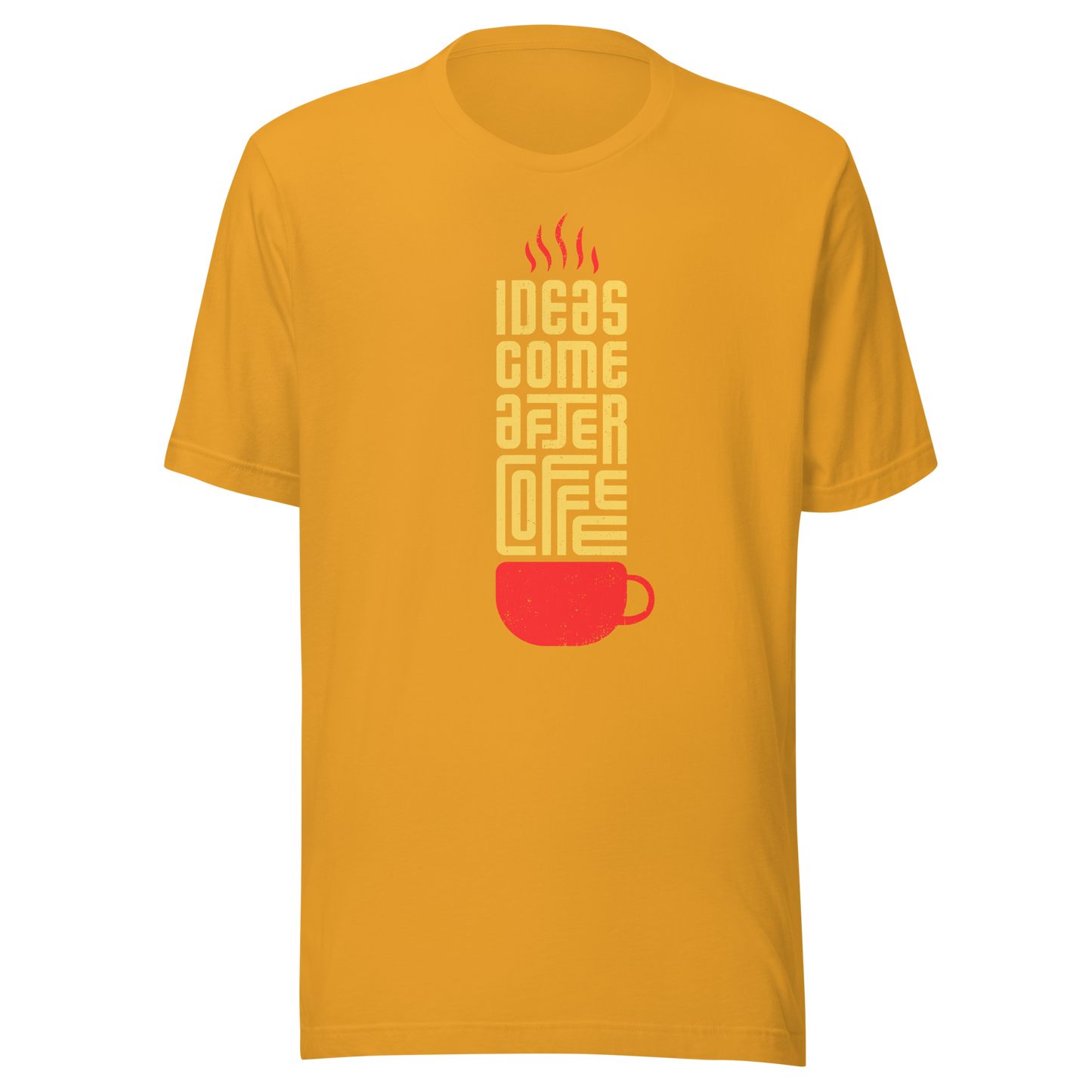 Unisex t-shirt "Caffeine-Infused Creativity"