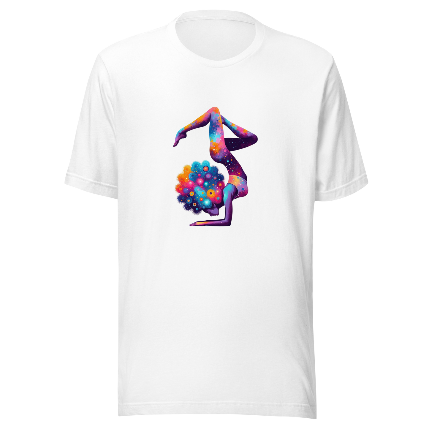 Unisex t-shirt "Cosmic Yoga: Nebula Pose"