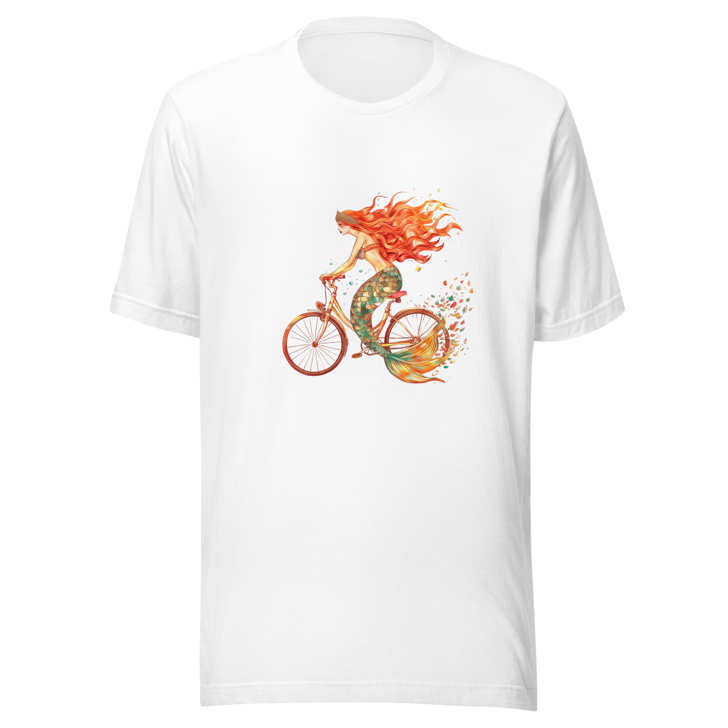 Unisex t-shirt "Mermaid on Wheels"