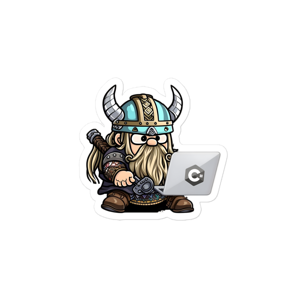 Bubble-free stickers - viking