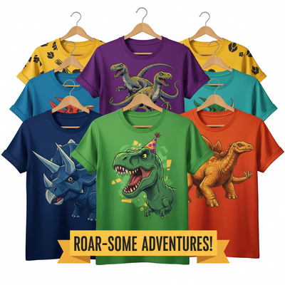 Dinosaurs T-Shirts: Funny Spinosaurus & Dino T Rex Tees