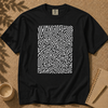 Abstract Fingerprint Maze Line Art Graphic T-Shirt