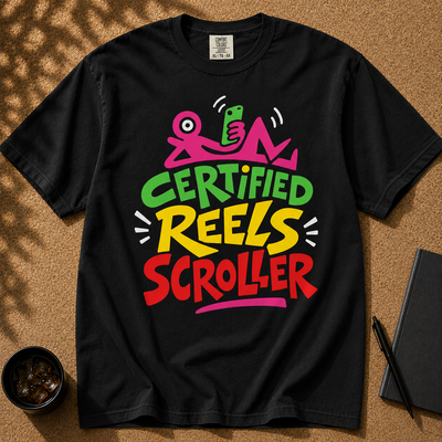 Certified Reels Scroller T-Shirt, Doomscroll Humor