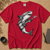 Guitar Playing Shark T-shirt, Band Shirt