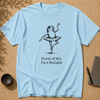 Camiseta divertida de bailarina rana: "Antes que nada, soy un encanto", camiseta de rana de regalo para amantes del ballet
