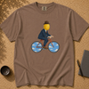 The Surreal Commute, Rene Magritte-Inspired Cycling T-shirt