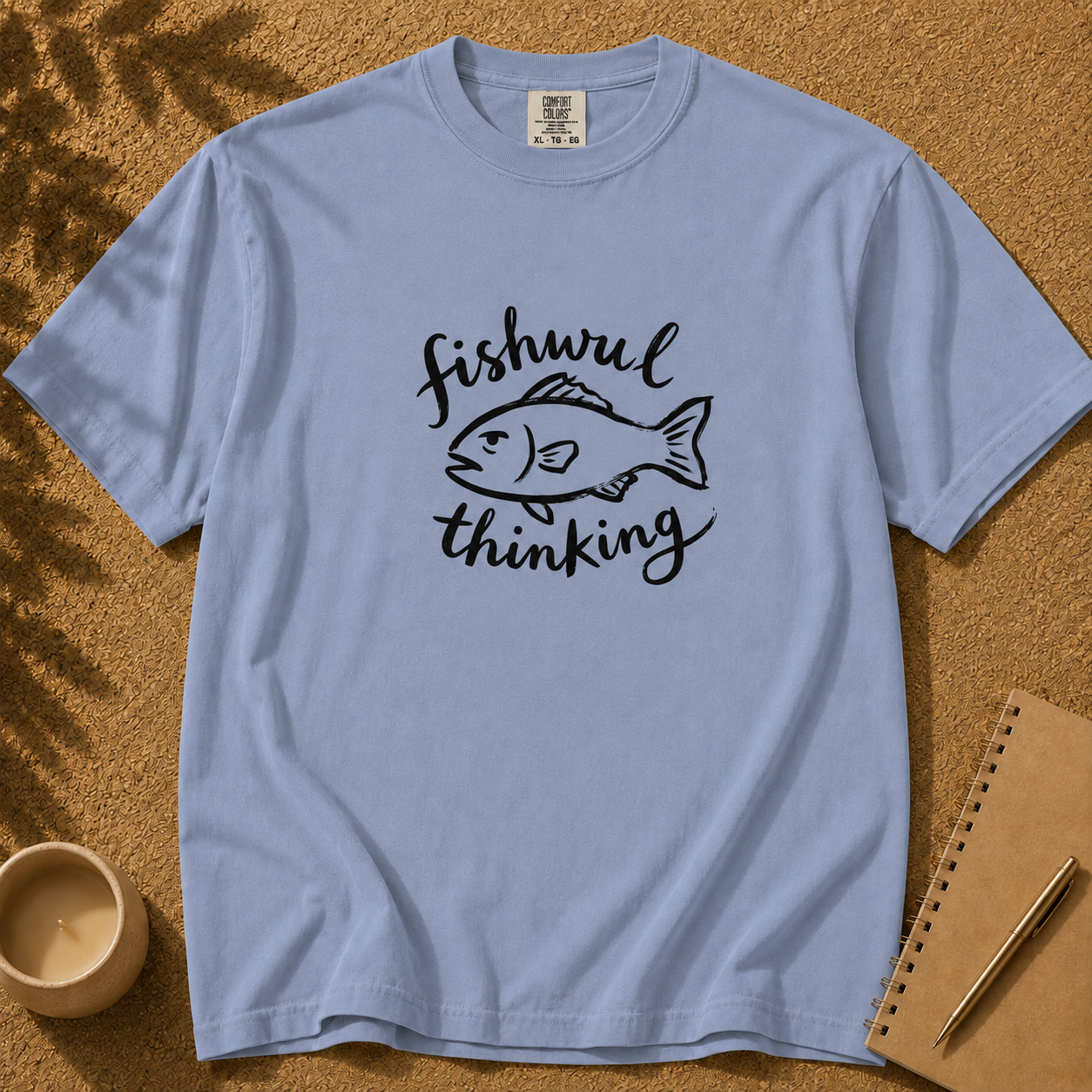 Fishing Shirt & Graphic Tee for Men & Women, Comfort Colors T-Shirt