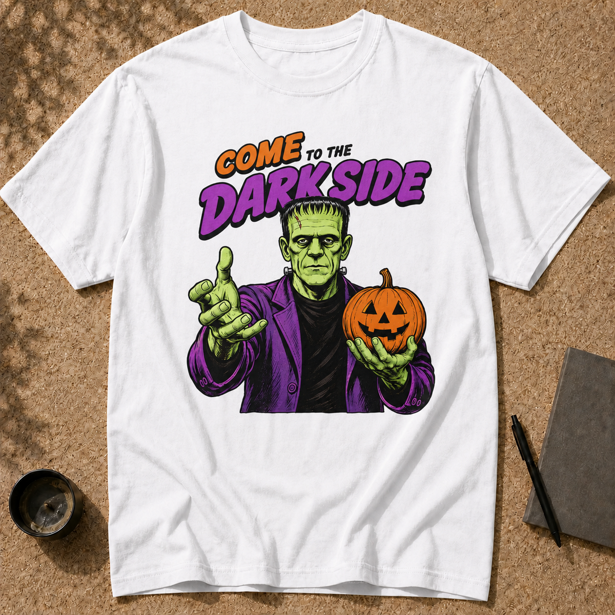 Come to the Darkside Frankenstein Monster T-Shirt, Halloween tee