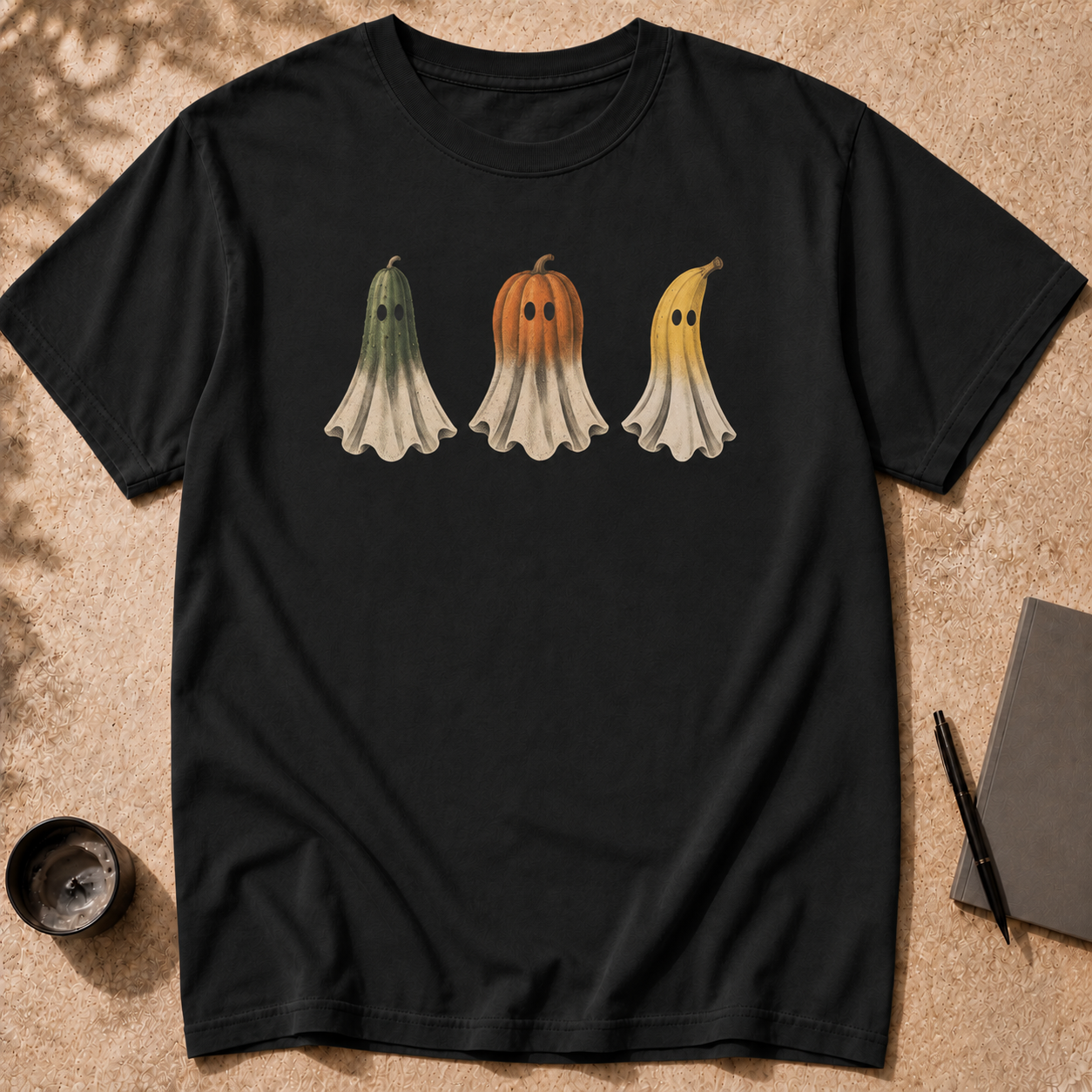 Fruit Ghosts Halloween T-Shirt, Funny Foodie Halloween