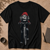 Löwe auf Fahrrad T-Shirt, Cooles Radfahrer T-Shirt, Nur Mutige Schritte