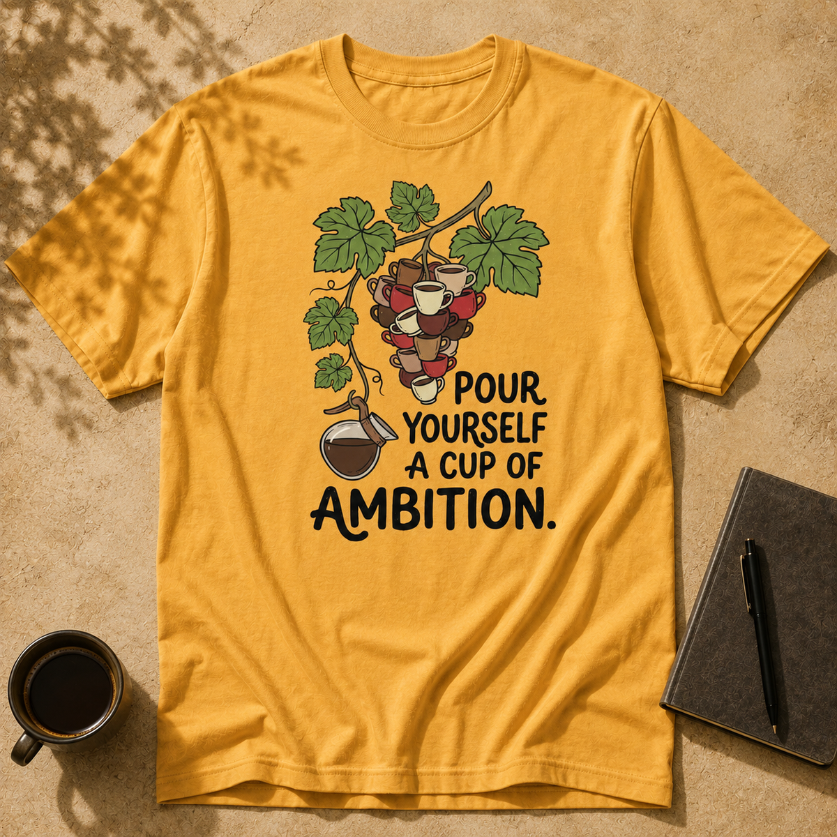 Pour Yourself A Cup Of Ambition T-Shirt, Dolly Parton 9 to 5 Tee