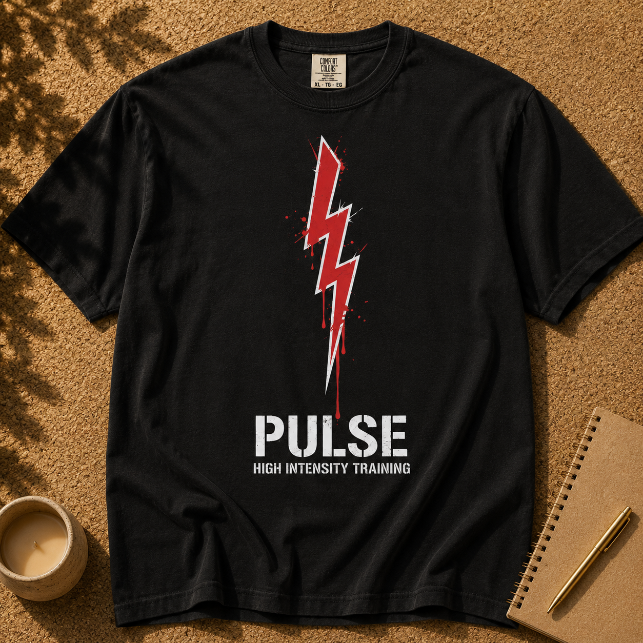 Camiseta de entrenamiento de alta intensidad Pulse, camiseta de gimnasio
