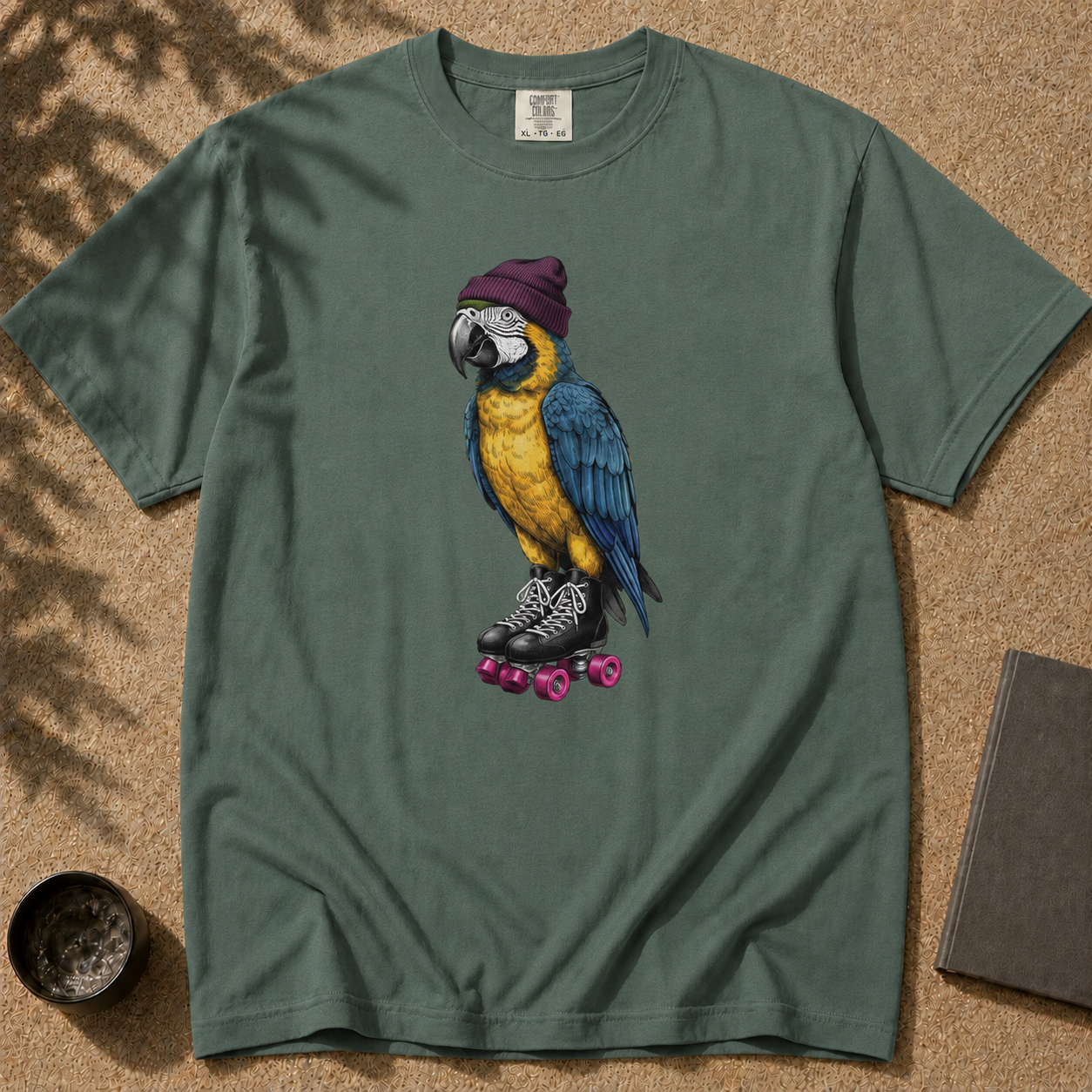 Roller Skating Parrot T-Shirt