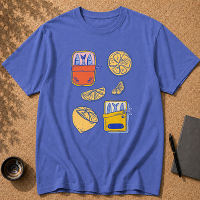 Sardines & Lemons T-Shirt, Foodie Tee