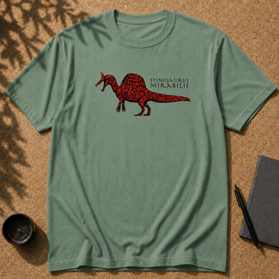 Spinosaurus Mirabilis T-Shirt - Wearable Dinosaur Art
