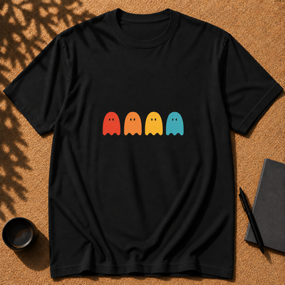 Unisex t-shirt "Ghostly Vibes: Minimalist Halloween Spirits"