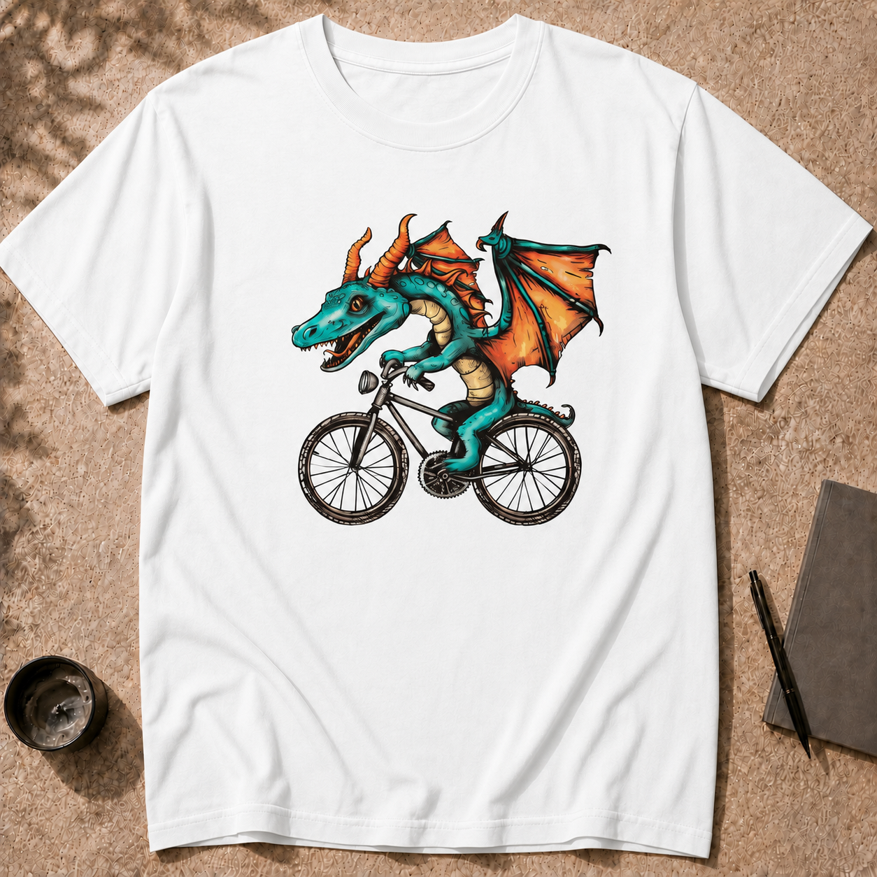 Camiseta unisex "Dragón sobre Ruedas"