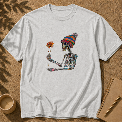 Unisex t-shirt "Skeleton Flower Power"
