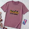 A Little Unhinged Halloween Octopus T-Shirt - Berry unfolded t-shirt mockup
