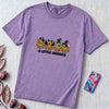 A Little Unhinged Halloween Octopus T-Shirt - Violet unfolded t-shirt mockup