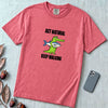 Act Natural Keep Walking Crocodile T-Shirt, Absurd Animal Graphic - Watermelon unfolded t-shirt mockup