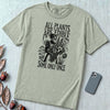 All Plants Are Edible Botanical T-Shirt - Bay unfolded t-shirt mockup