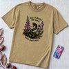 All Plants Are Edible Some Only Once Snake T-Shirt - Khaki unfolded t-shirt mockup